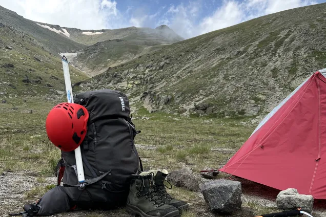 Переход до 3800м и спуск на 3100м