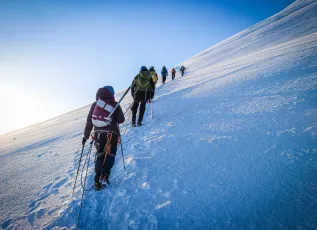 Восхождение на Казбек (5033м) с Грузии